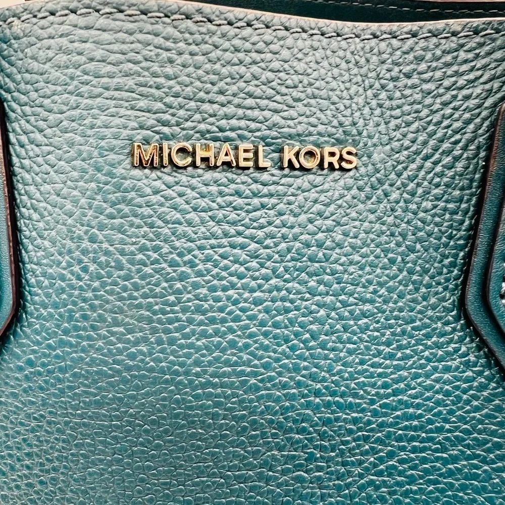 Michael Kors Mercer Large Pebble Leather Accordion Tote - EUC